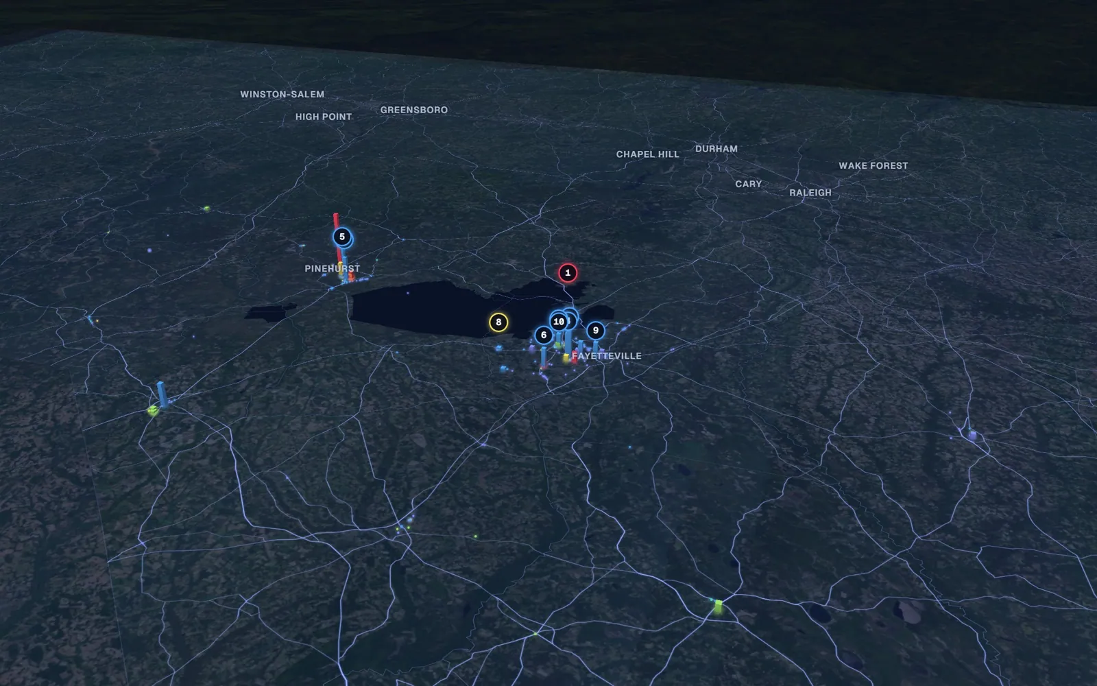 Sandhills 3D market map