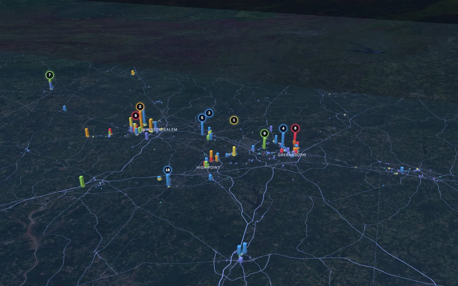 Triad 3D market map