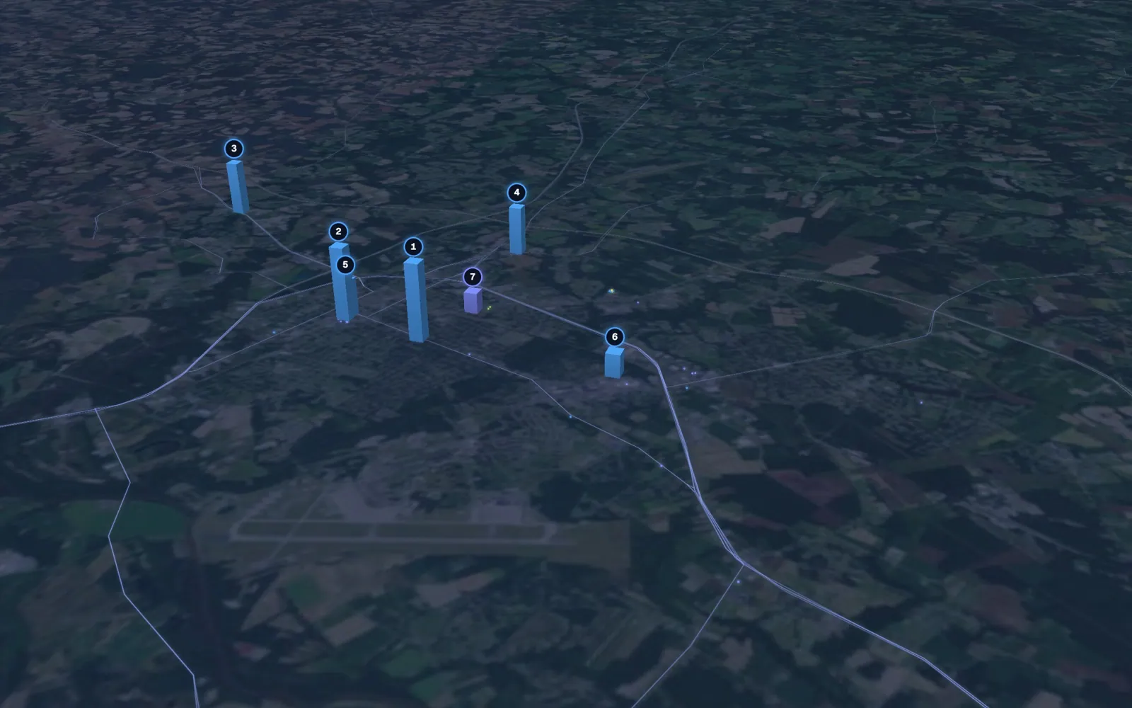 3D map of Botox and neurotoxin providers in Goldsboro