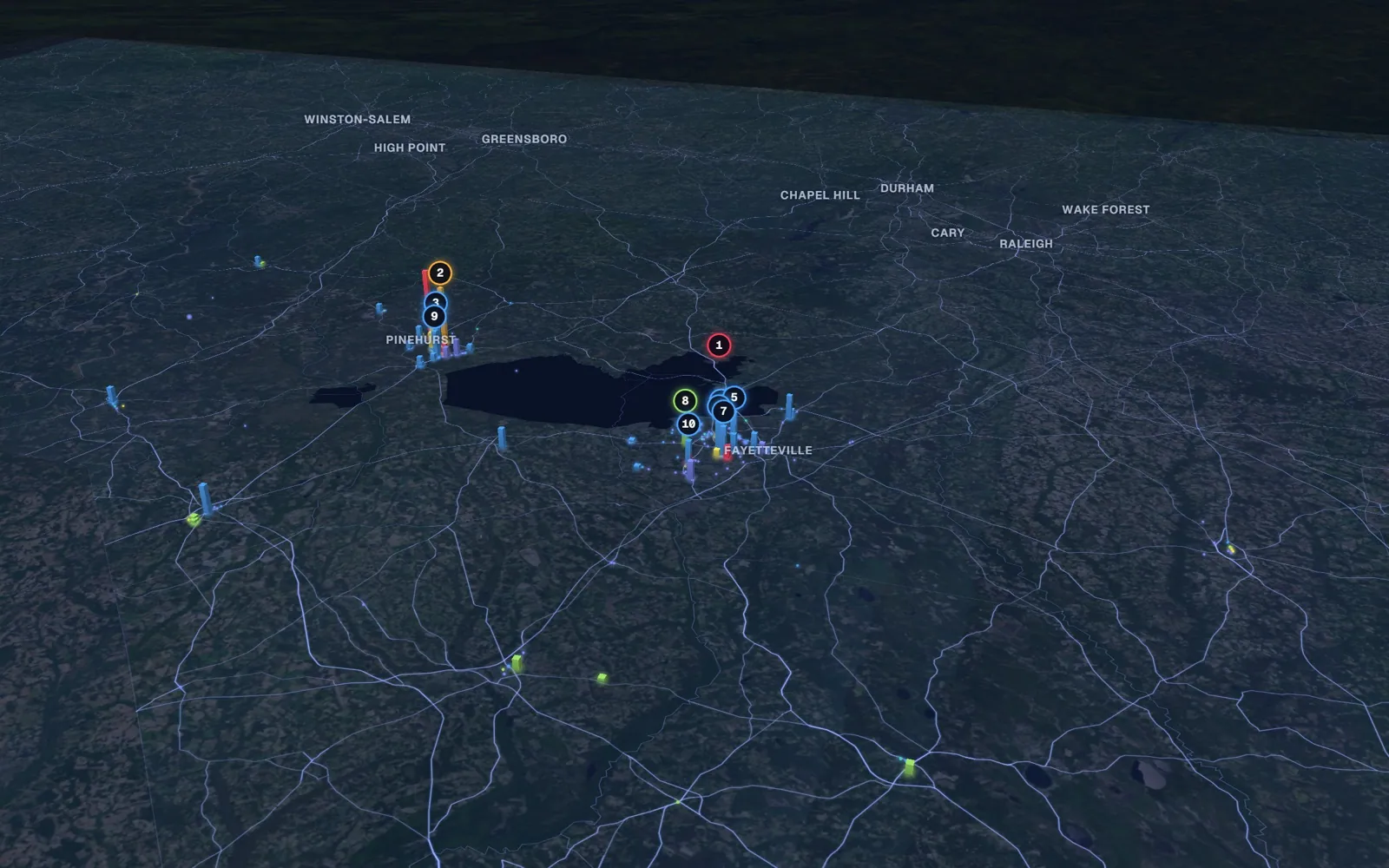 Sandhills 3D market map