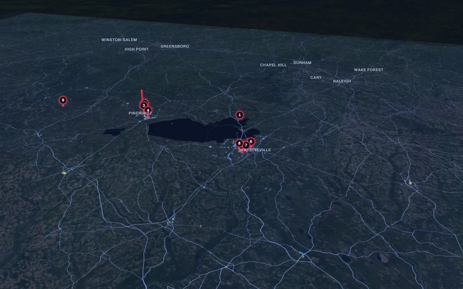 Sandhills 3D market map