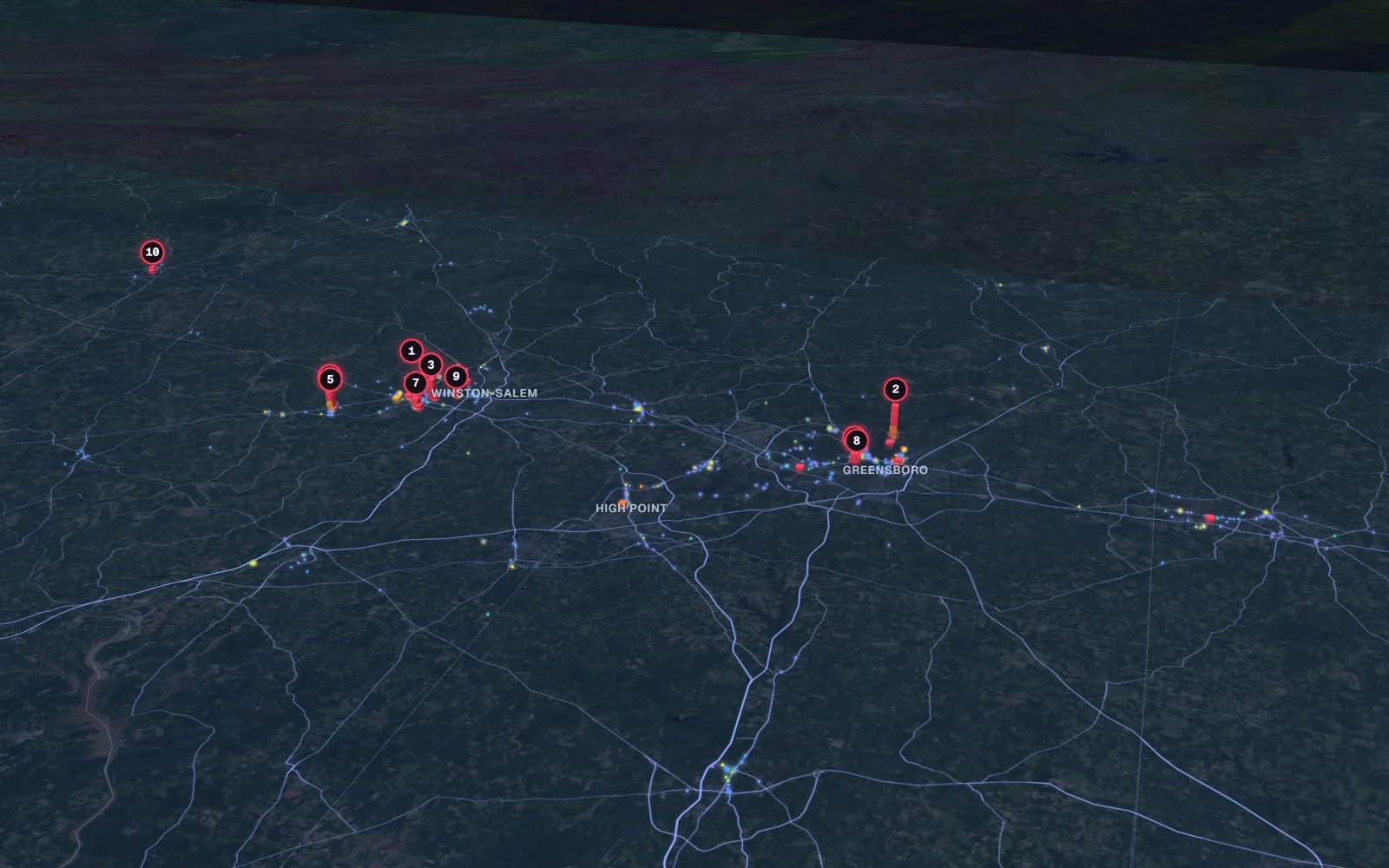 Triad 3D market map