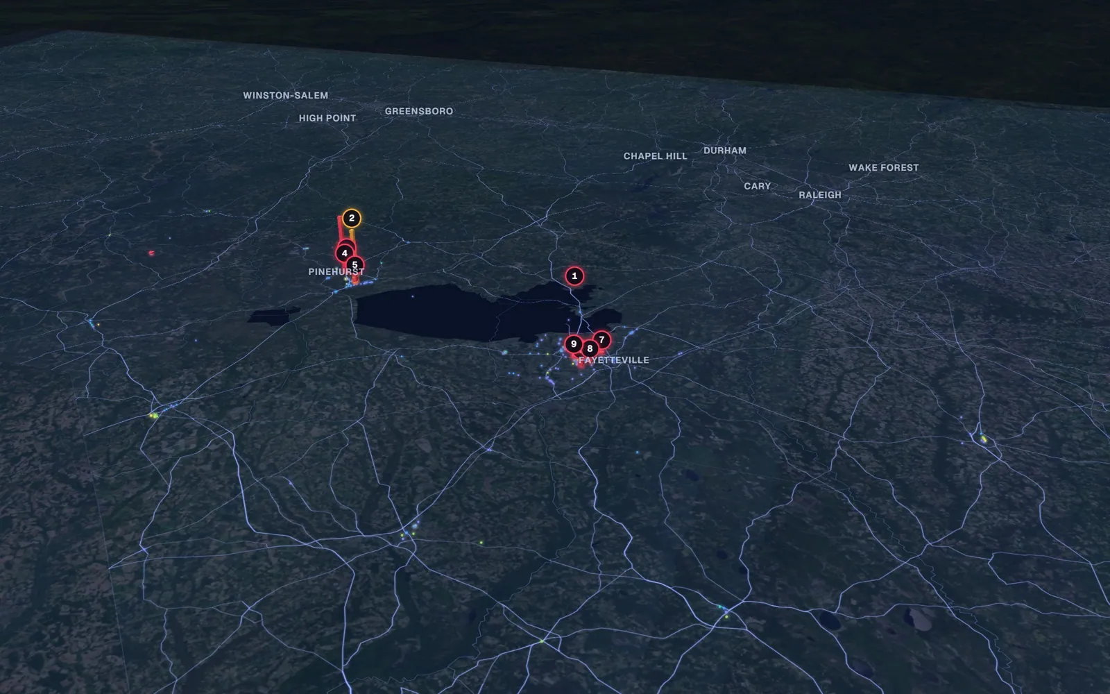 Sandhills 3D market map