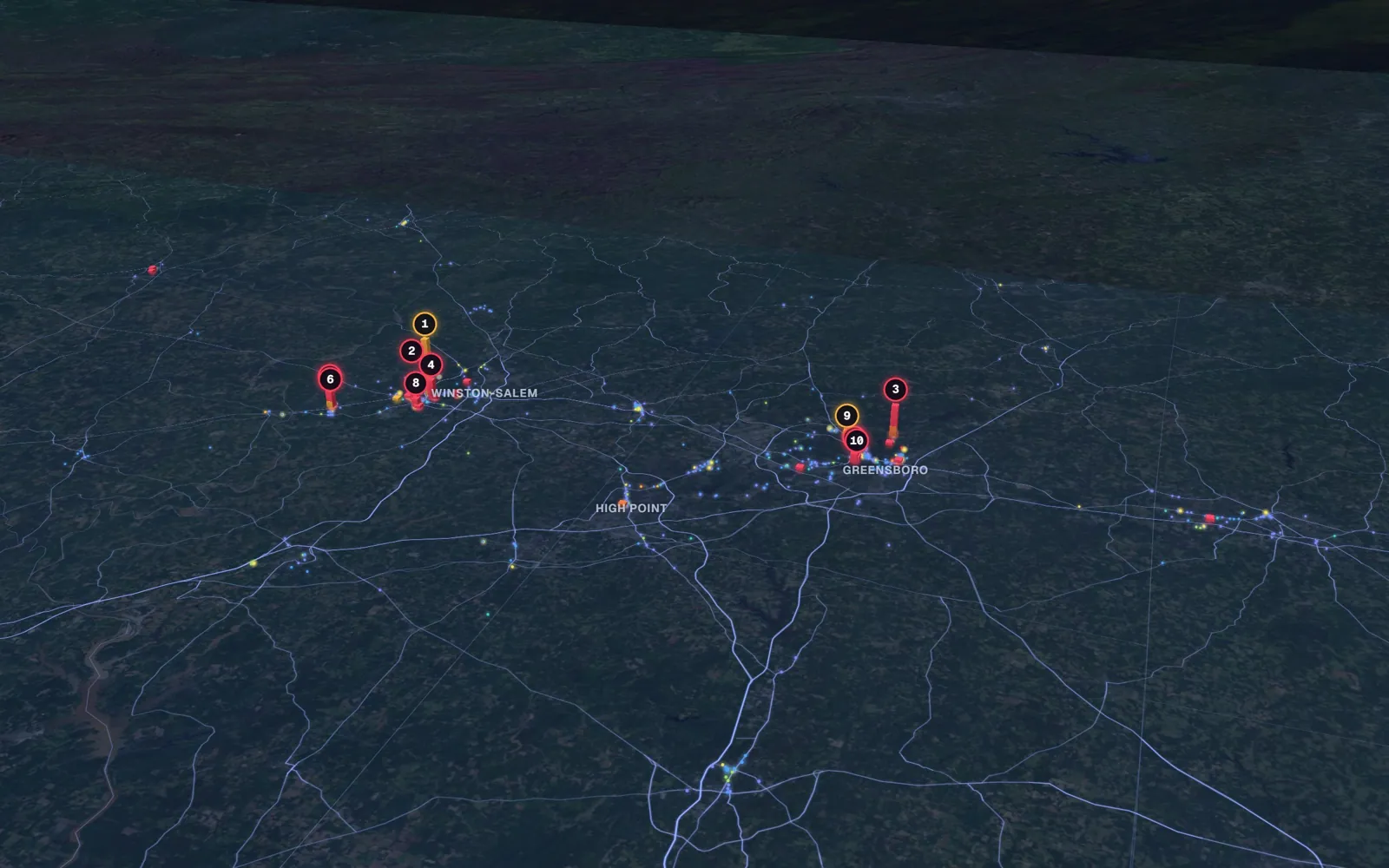 Triad 3D market map