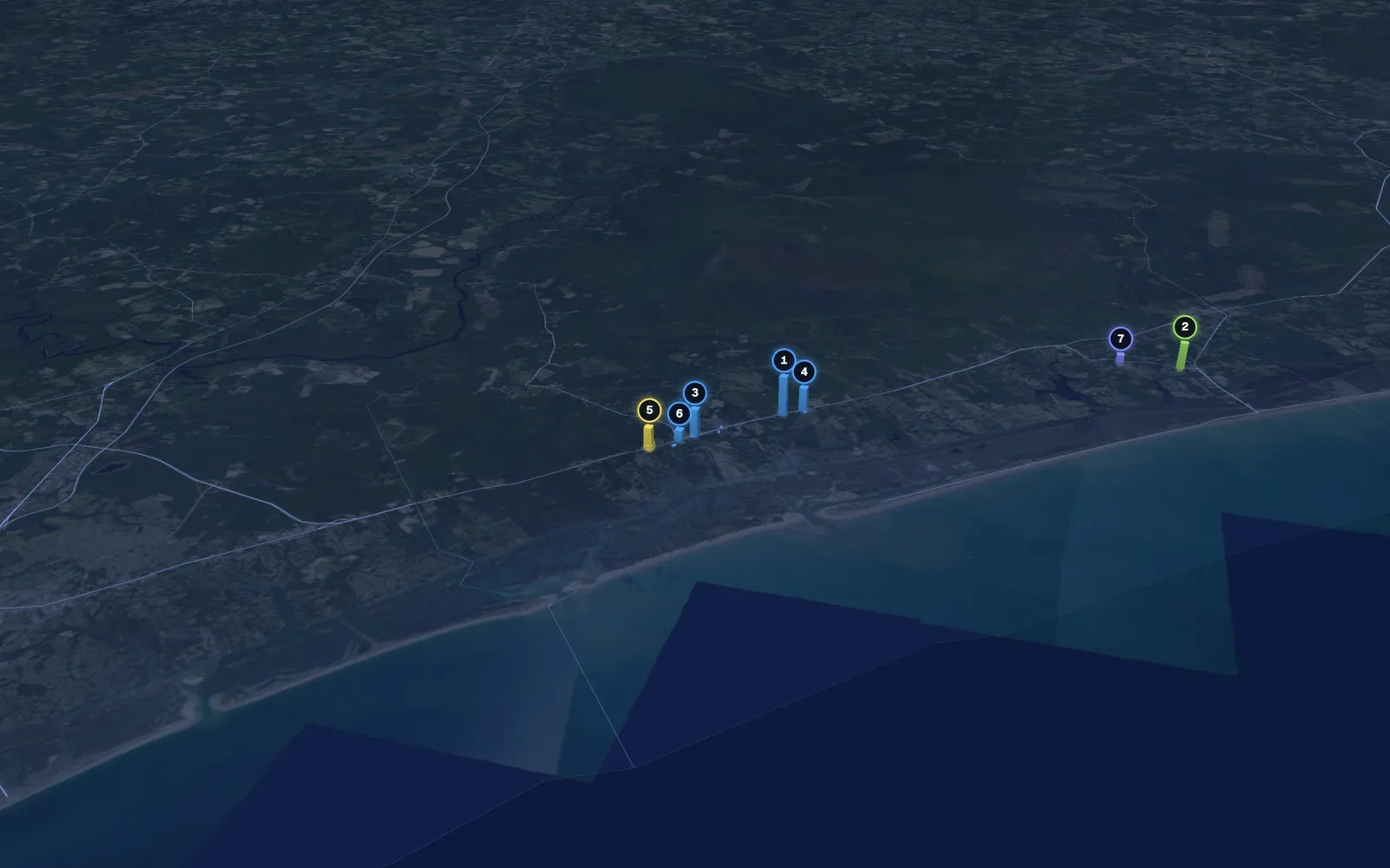 3D map of dermal filler providers in Hampstead