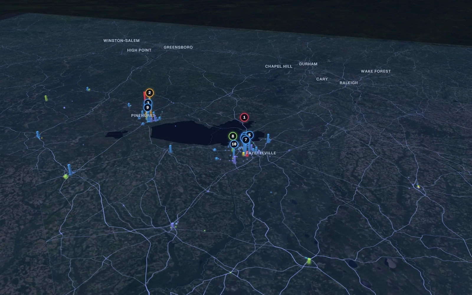 Sandhills 3D market map