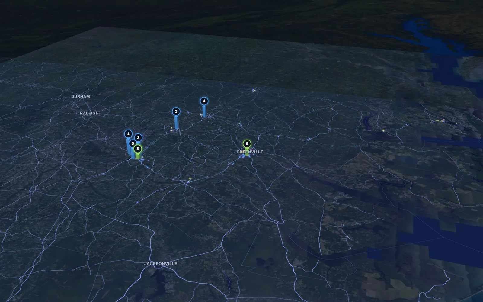 Eastern 3D market map