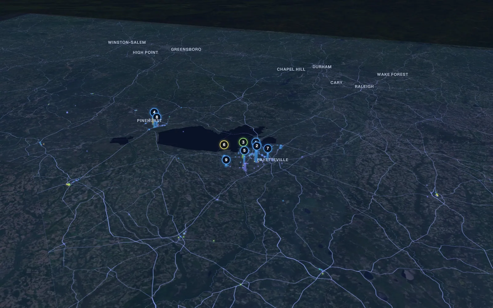 Sandhills 3D market map