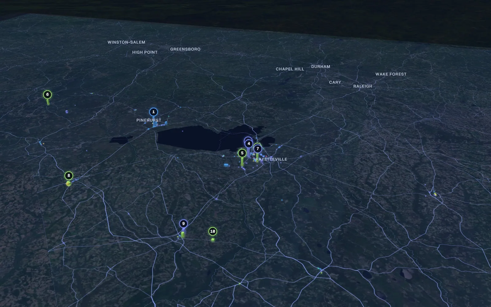 Sandhills 3D market map
