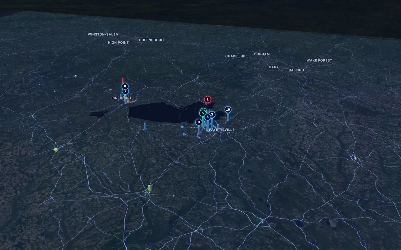 Sandhills 3D market map