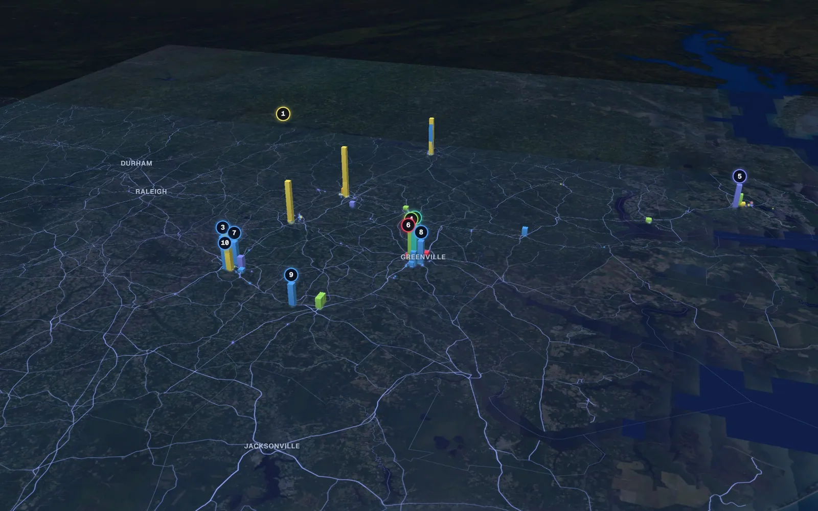 Eastern 3D market map