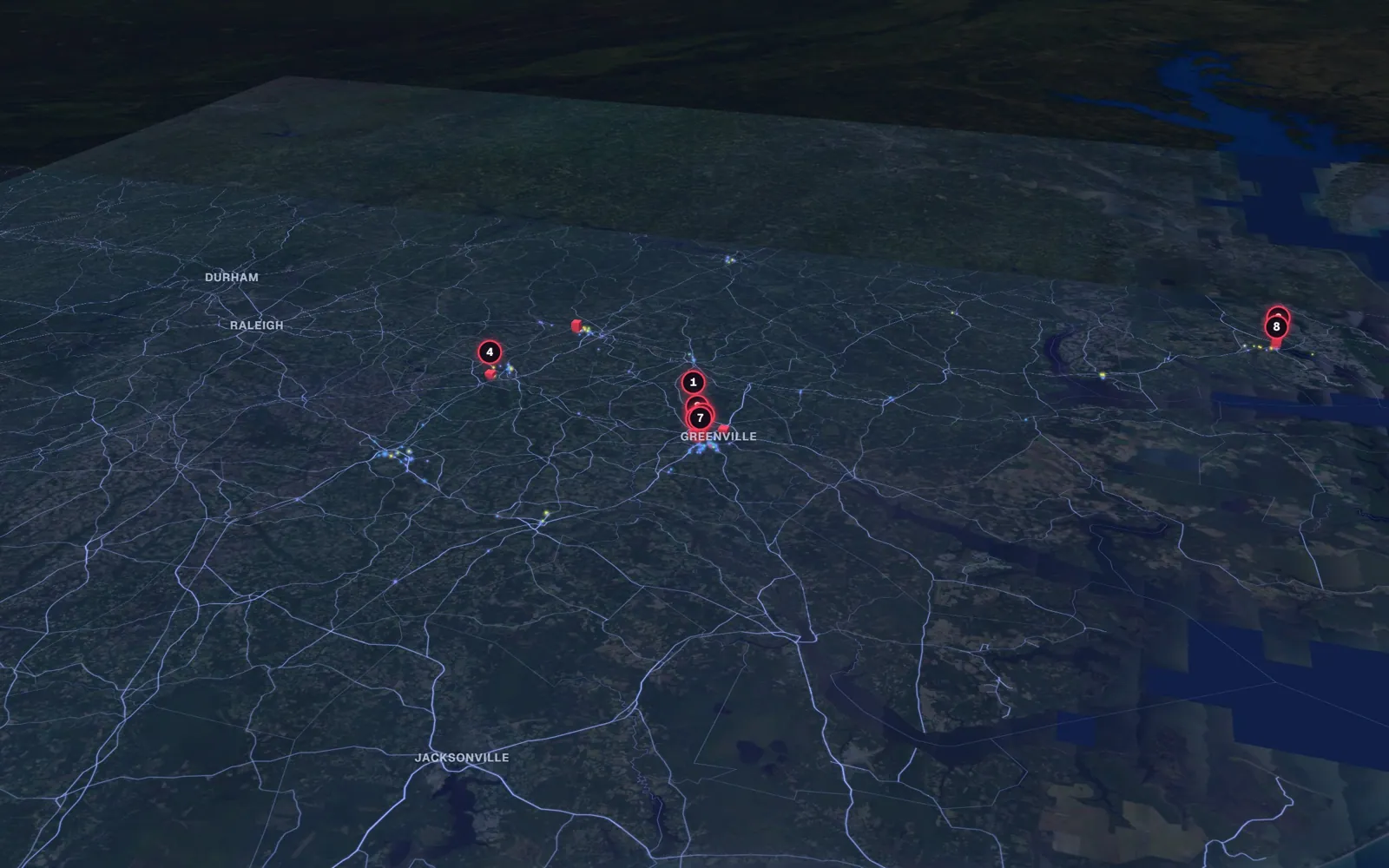 Eastern 3D market map