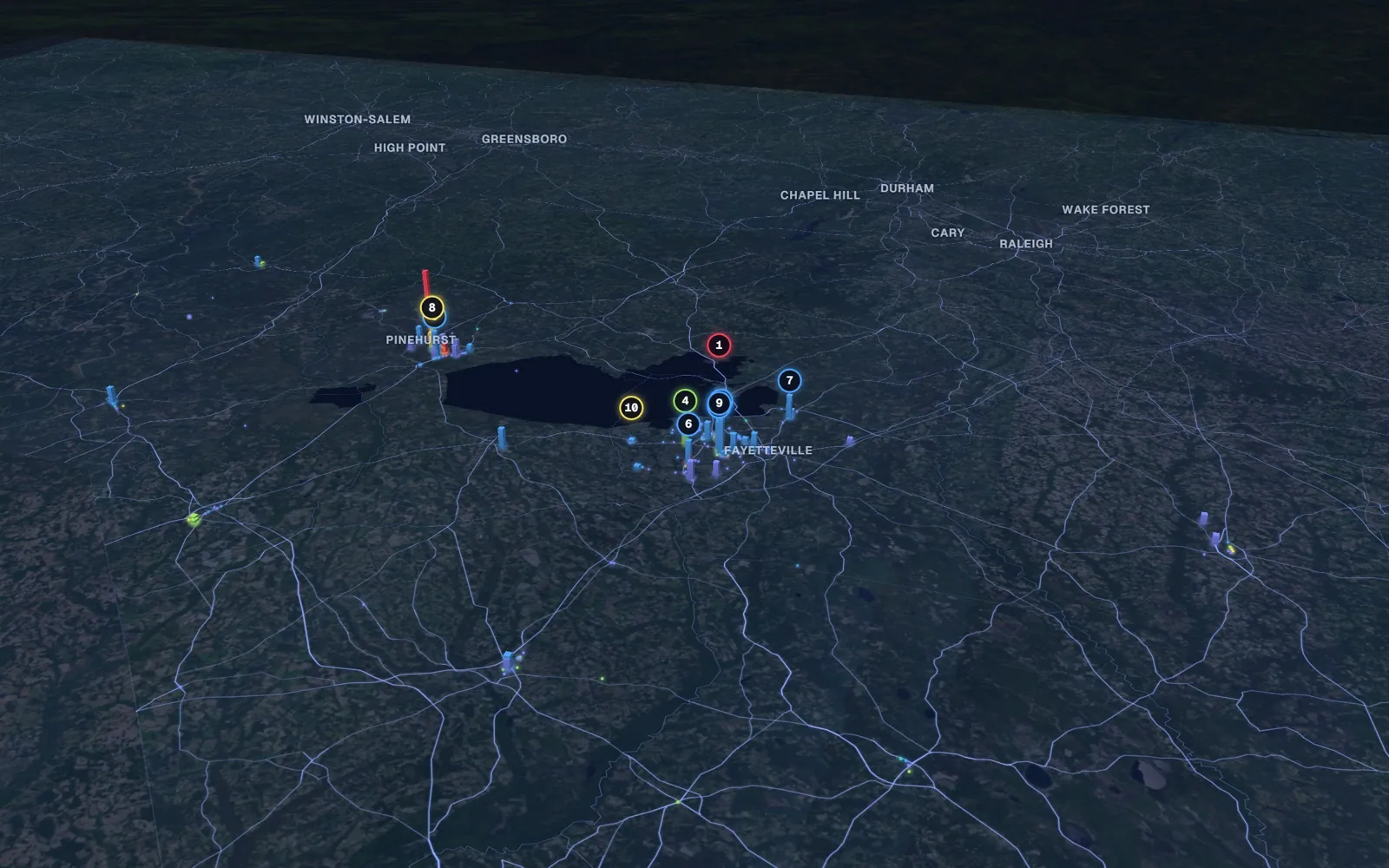 Sandhills 3D market map