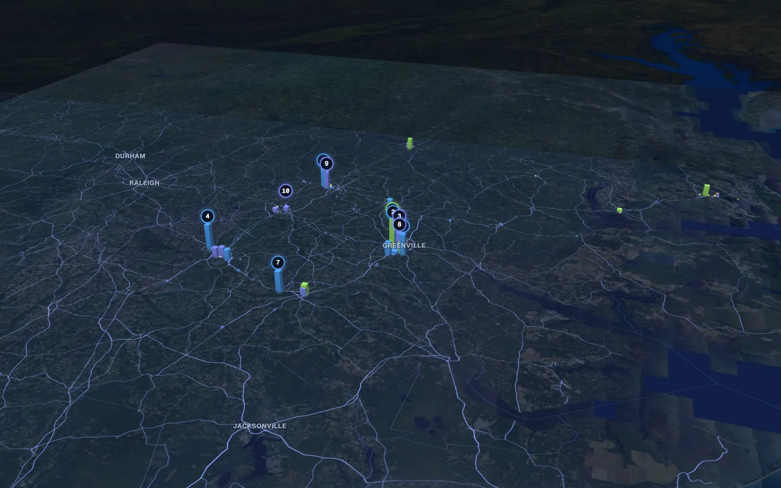 Eastern 3D market map