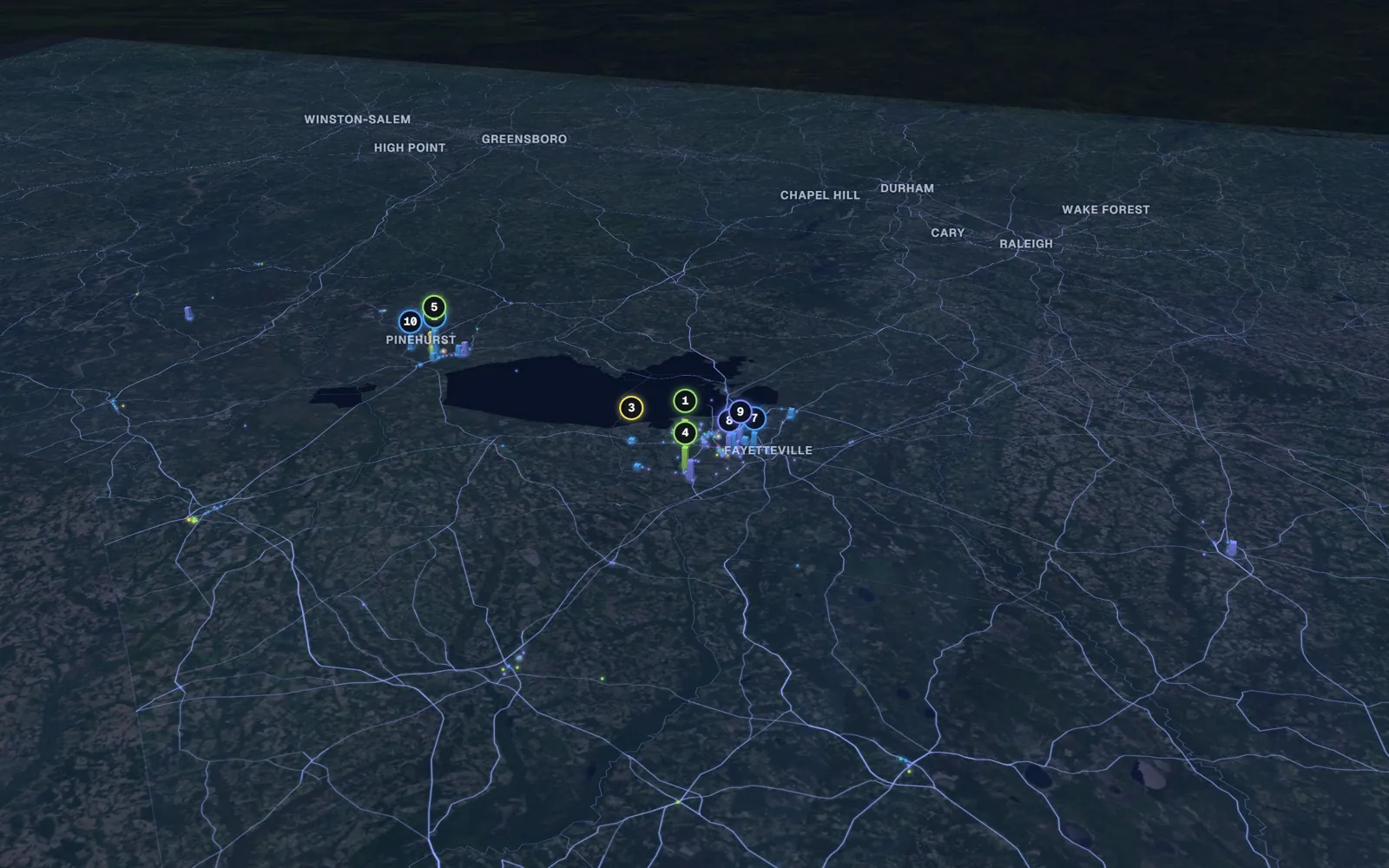 Sandhills 3D market map