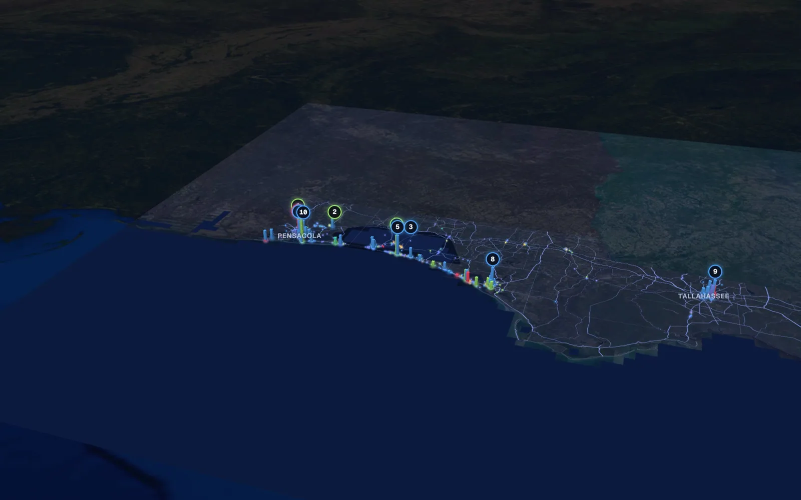 Panhandle 3D market map