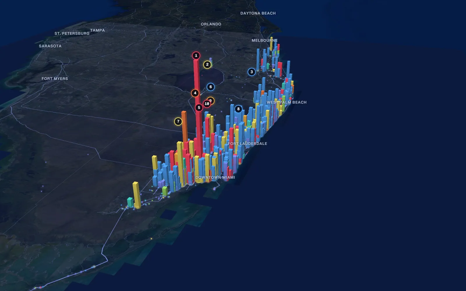 Southeast 3D market map