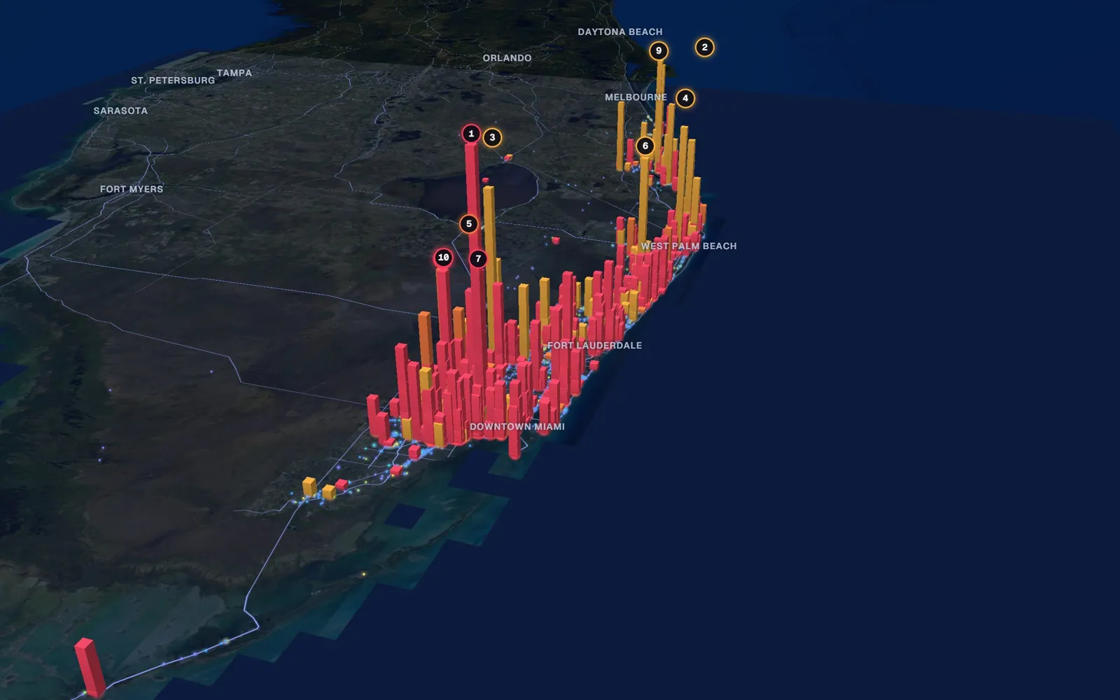 Southeast 3D market map