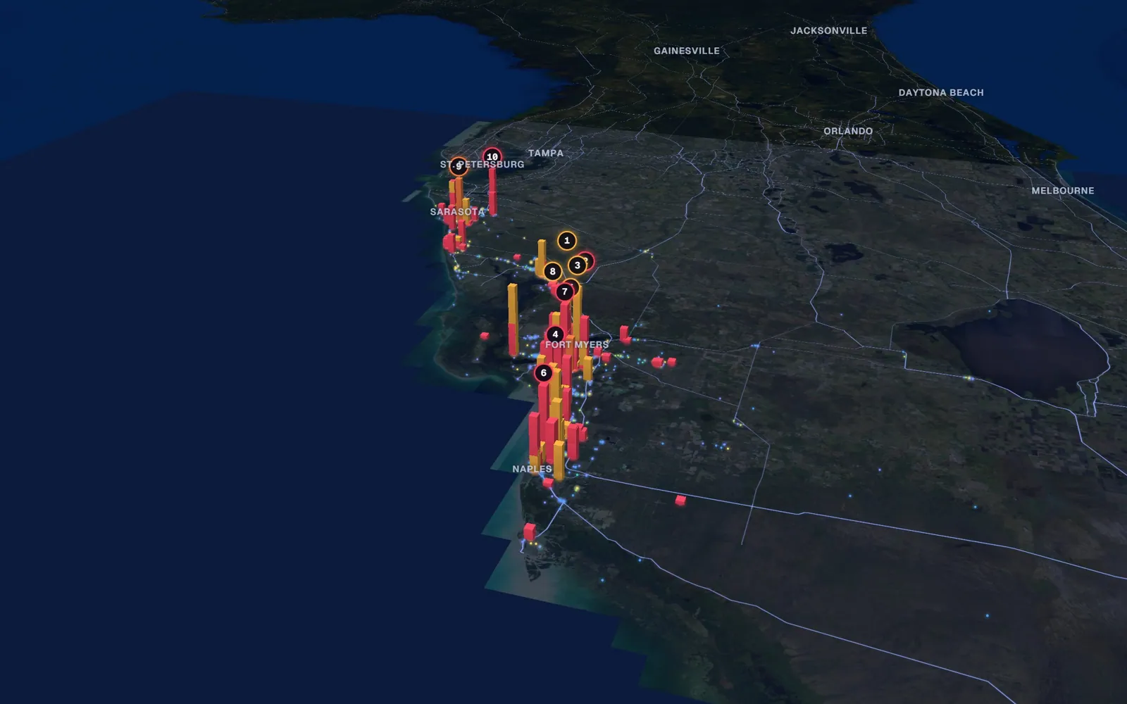 Southwest 3D market map