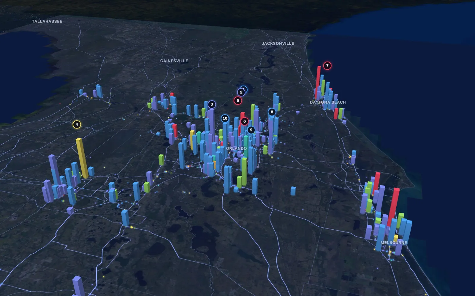 Central 3D market map