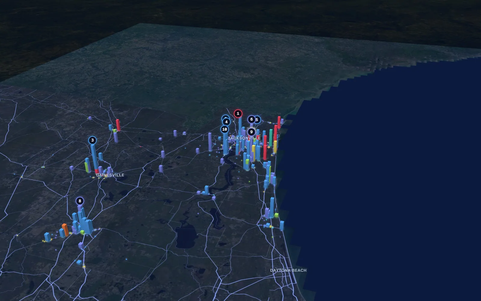 North 3D market map