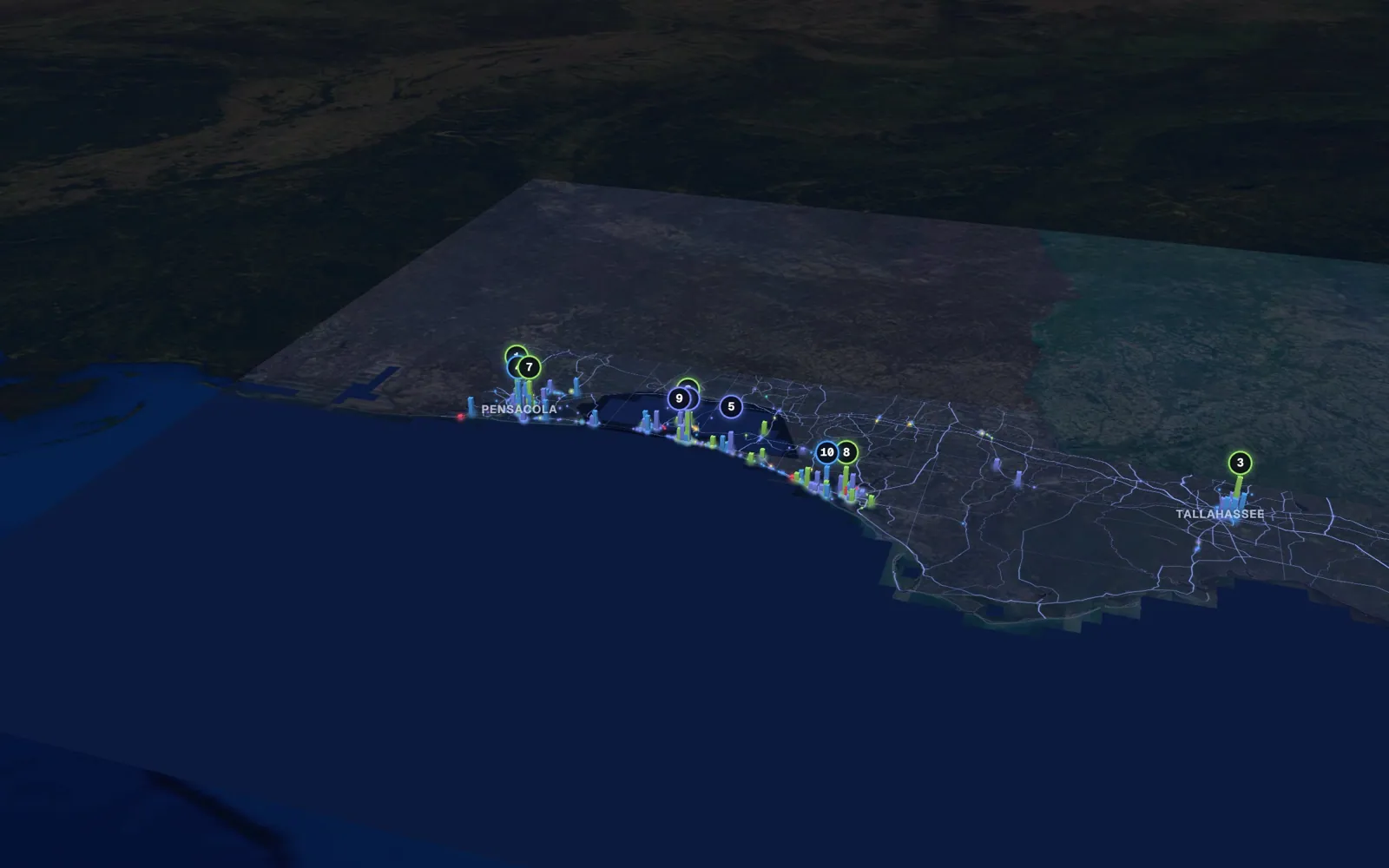 Panhandle 3D market map