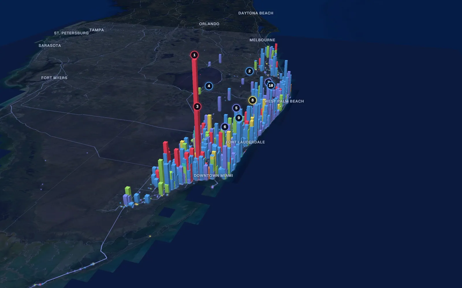 Southeast 3D market map